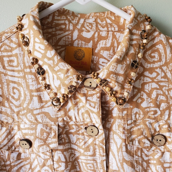 3/$15 Ruby Rd Blouse/Jacket - Picture 5 of 6